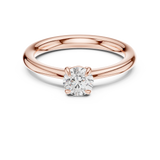 0.61 CT  Round  Mossonite Ring | WOKE