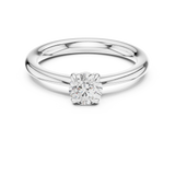 0.61 CT  Round  Mossonite Ring | WOKE