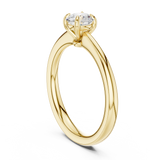0.61 CT  Round  Mossonite Ring | WOKE