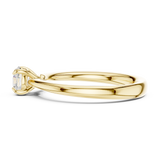 0.61 CT  Round  Mossonite Ring | WOKE