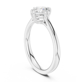 1 CT Round  Mossonite Ring | WOKE