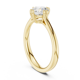 1 CT Round  Mossonite Ring | WOKE