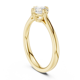 0.85 CT Round  Mossonite Ring | WOKE