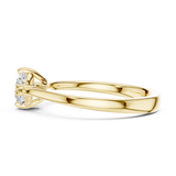 0.85 CT Round  Mossonite Ring | WOKE