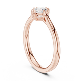 0.5 CT Round  Mossonite Ring | WOKE