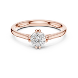 0.5 CT Round  Mossonite Ring | WOKE