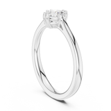 0.5 CT Round  Mossonite Ring | WOKE