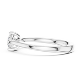 0.5 CT Round  Mossonite Ring | WOKE
