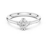 0.5 CT Round  Mossonite Ring | WOKE