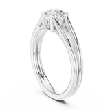 0.5 CT Round  Mossonite Ring | WOKE