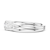 0.5 CT Round  Mossonite Ring | WOKE