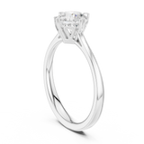 1 CT Round  Mossonite Ring | WOKE