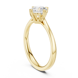 1 CT Round  Mossonite Ring | WOKE