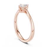 0.5 CT Round  Mossonite Ring | WOKE