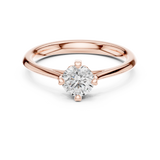 0.5 CT Round  Mossonite Ring | WOKE