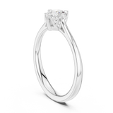 0.5 CT Round  Mossonite Ring | WOKE