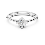 0.5 CT Round  Mossonite Ring | WOKE