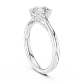 1 CT Round  Mossonite Ring | WOKE