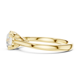 1 CT Round  Mossonite Ring | WOKE