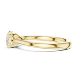 0.85 CT Round  Mossonite Ring | WOKE