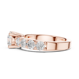 2 TCW Round Moissanite Ring in 9K Gold/925 Silver |WOKE