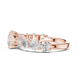 1.5 CT Round Moissanite Ring in 9K Gold/925 Silver |WOKE