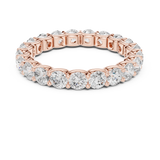 2 CT Round Cut Moissanite Ring in 9K Gold/925 Silver |WOKE