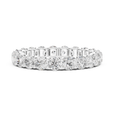 2 CT Round Cut Moissanite Ring in 9K Gold/925 Silver |WOKE