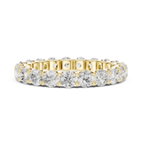 2 CT Round Cut Moissanite Ring in 9K Gold/925 Silver |WOKE