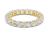 2 CT Round Cut Moissanite Ring in 9K Gold/925 Silver |WOKE