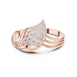 0.288 CT Round Cut Moissanite Ring in 9K Gold/925 Silver |WOKE