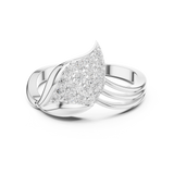 0.288 CT Round Cut Moissanite Ring in 9K Gold/925 Silver |WOKE