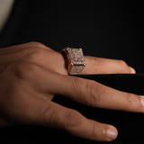 Men's PT 950 Solitaire ring| BLK ®