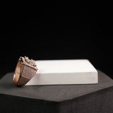 Men's PT 950 Solitaire ring| BLK ®