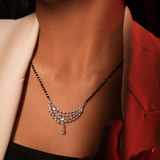 2.2 Cts Enchantress LGD Mangalsutra | In 14k/925 silver| IGI/SGL certified Lab grown diamonds