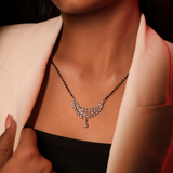 2.2 Cts Enchantress LGD Mangalsutra | In 14k/925 silver| IGI/SGL certified Lab grown diamonds