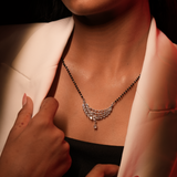 2.2 Cts Enchantress LGD Mangalsutra | In 14k/925 silver| IGI/SGL certified Lab grown diamonds