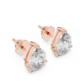 3.5 CT Pear Cut Moissanite stud in 925 Silver/9K Gold|WOKE