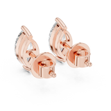 1.5 CT Marquise cut moissanite stud in 9K Gold/925 Silver |WOKE