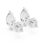1.5 CT Marquise cut moissanite stud in 9K Gold/925 Silver |WOKE
