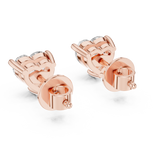 1.5 CT Heart cut moissanite stud in 9K Gold/925 Silver |WOKE