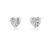1.5 CT Heart cut moissanite stud in 9K Gold/925 Silver |WOKE