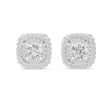Round cut Moissanite studs in 9K Gold/925 Silver |WOKE