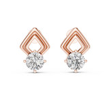 2.5 CT Round Moissanite Studs in 9K Gold/925 Silver |WOKE
