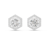 2.98 CT Moissanite Stud in 9K Gold/925 Silver |WOKE
