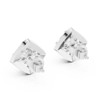 4.028 CT Round Cut Moissanite Studs in 9K Gold/925 Silver|WOKE