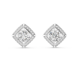 4.028 CT Round Cut Moissanite Studs in 9K Gold/925 Silver|WOKE