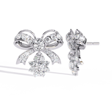 WOKE™ BOW tie Moissanite EARRINGS
