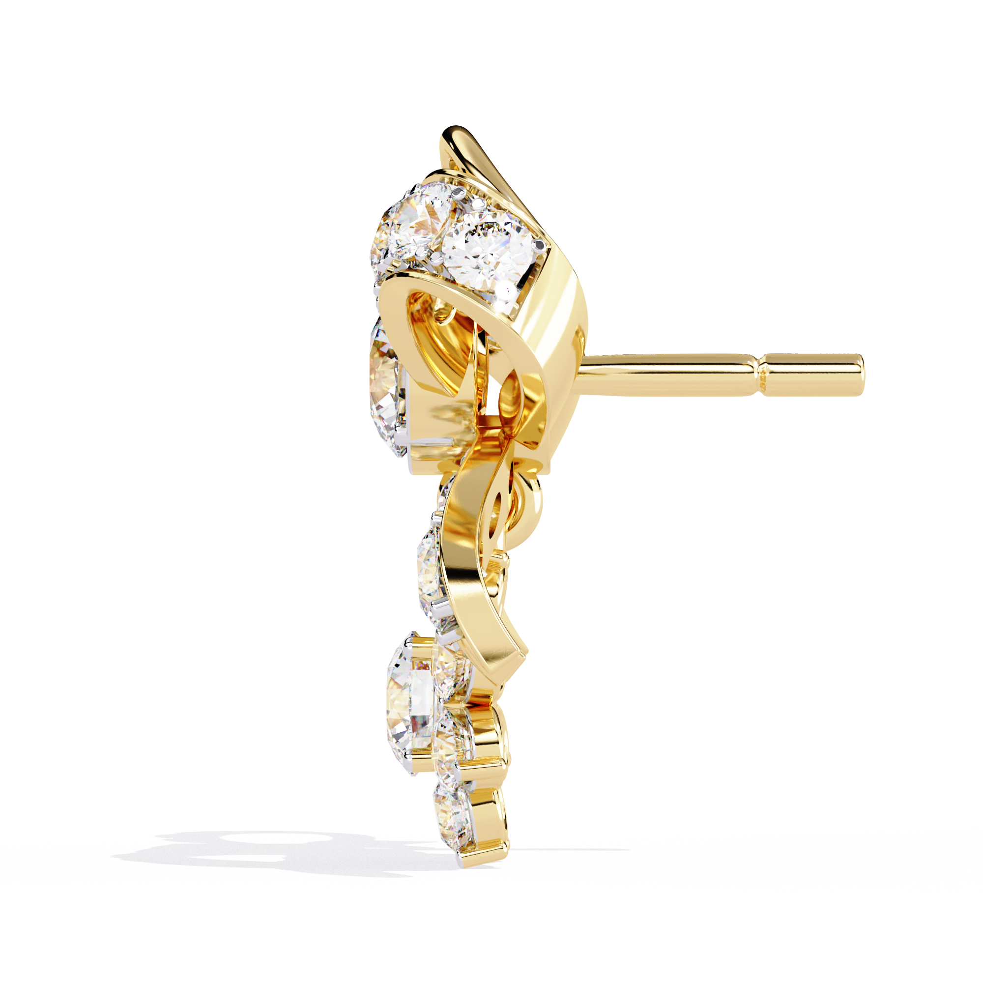 WOKE™ BOW tie Moissanite EARRINGS