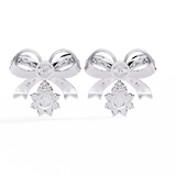 WOKE™ BOW tie Moissanite EARRINGS
